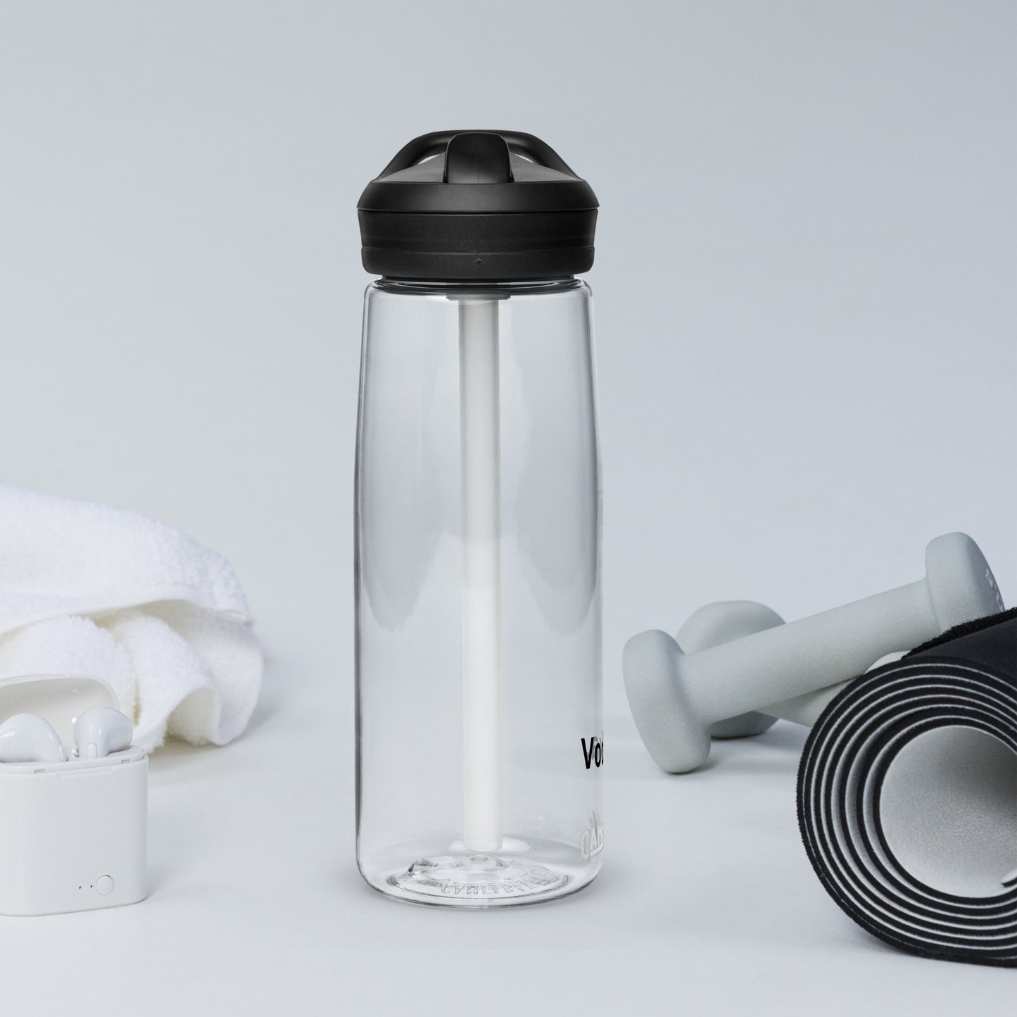 Vodka. Water bottle