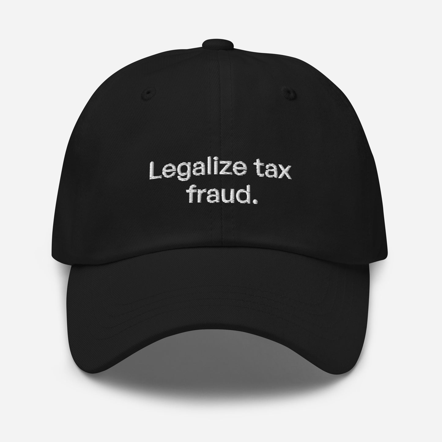 Legalize tax fraud. Cap - A bold vision for fiscal policy
