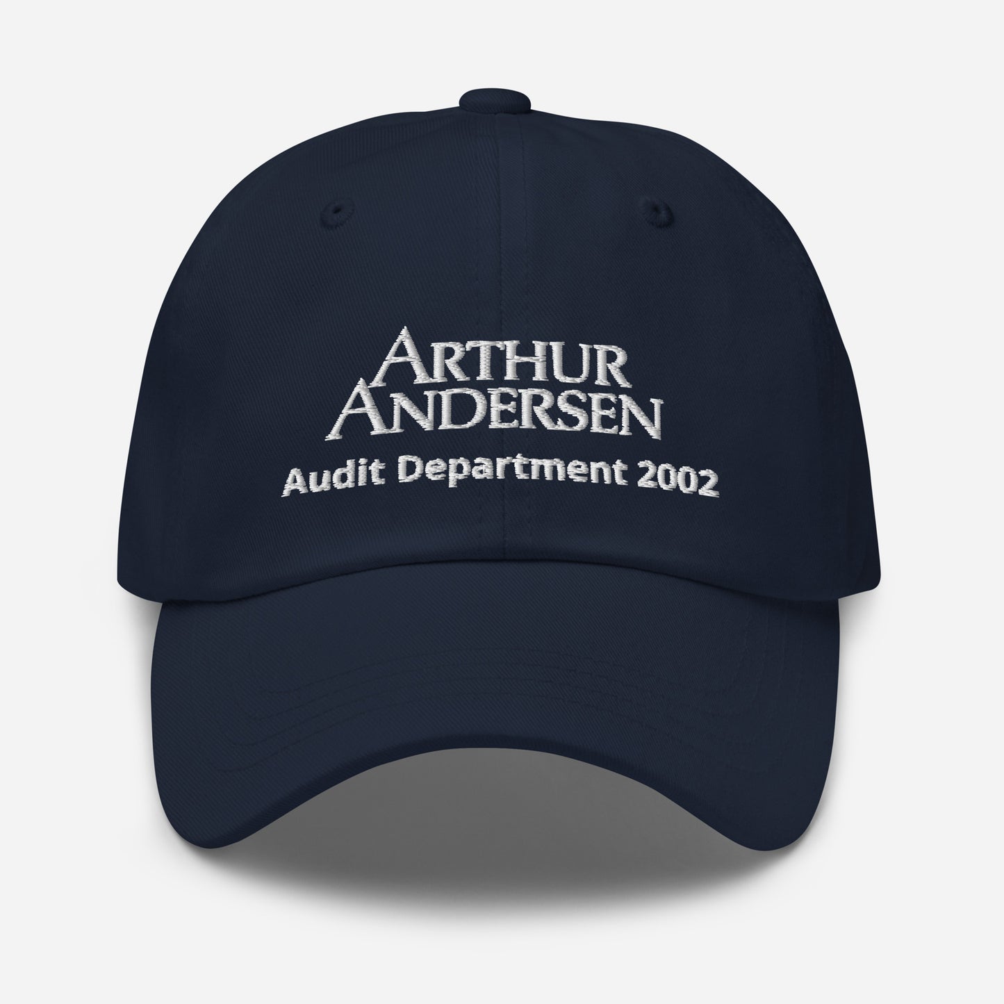 Arthur Andersen - Audit Department 2002 - Cap – Signed. Certified. Shredded.