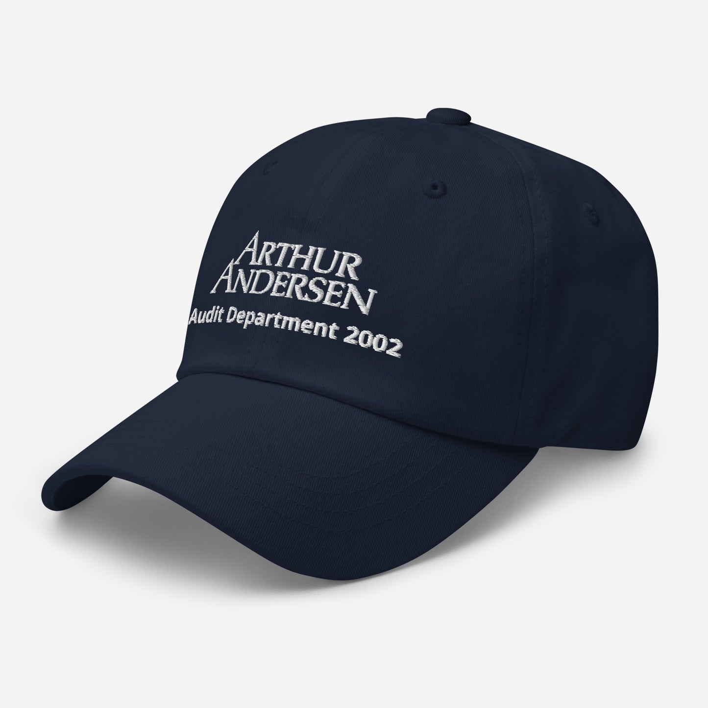 Arthur Andersen - Audit Department 2002 - Cap – Signed. Certified. Shredded.