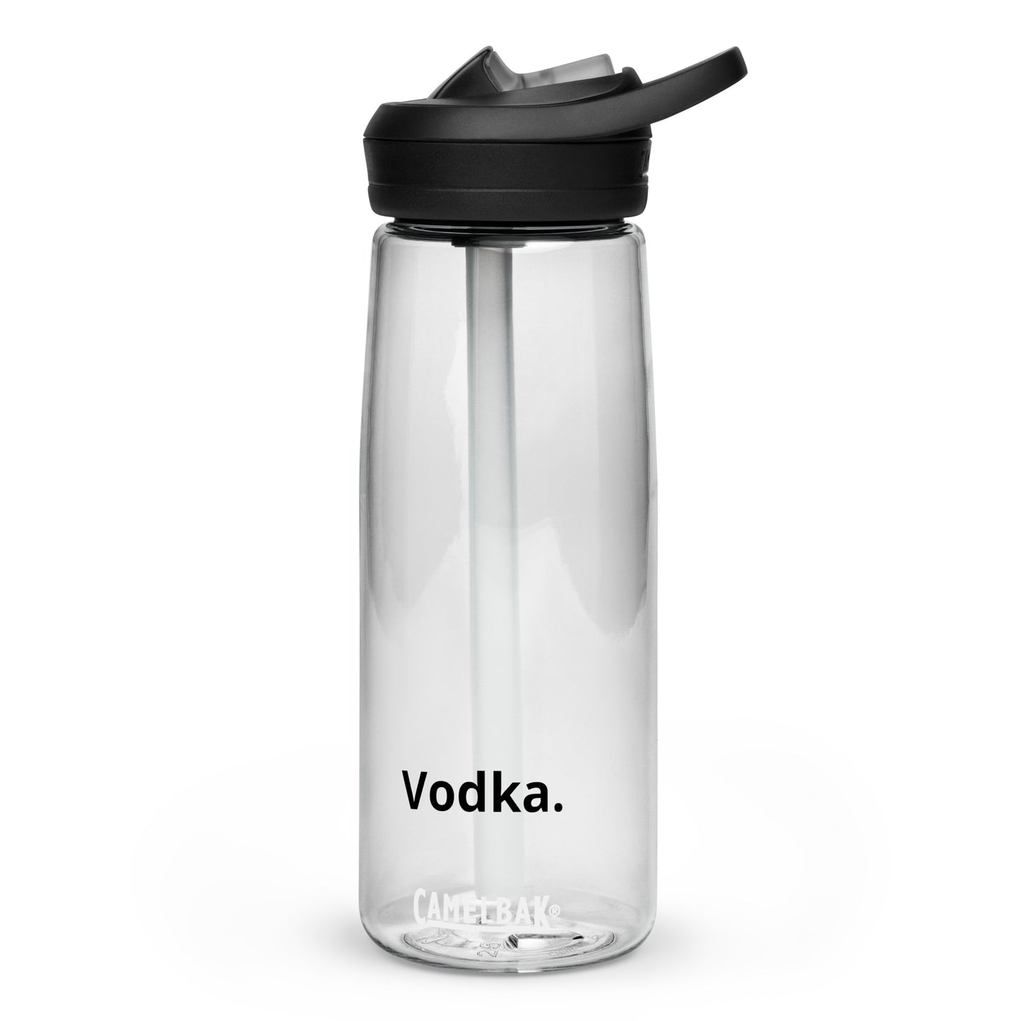 Vodka. Water bottle