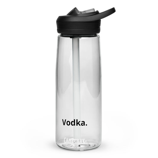 Vodka. Water bottle